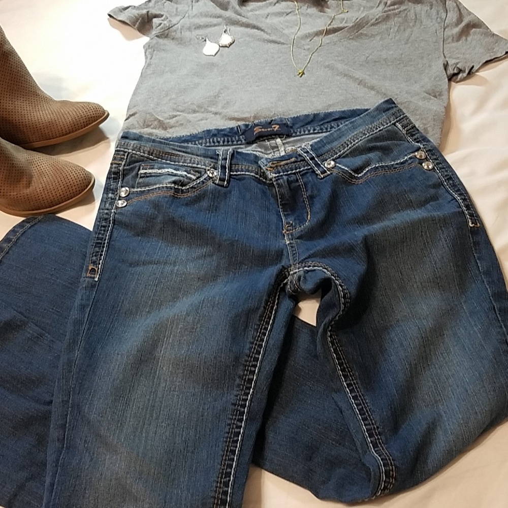 Seven7 Boot Cut Jeans